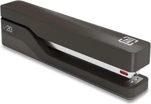 TRU RED Desktop Plastic Full Strip Stapler 20-Sheet Capacity Black TR58082