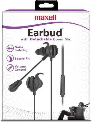 Maxell Bluetooth Earbuds with Detachable Boom mic 199616