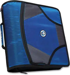 King Size Mighty Zip Tab Binder 3 Rings 4" Capacity 11 x 8.5 Purple D186PUR