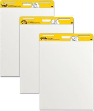 Vertical-Orientation Self-Stick Easel Pads Unruled 30 White 25 x 30 Sheets 3/Pack 559VAD203PK