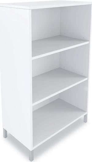Union & Scale 3-Shelf Bookcase, 28 x 15 x 45.6, White, Each (UOS24398963)