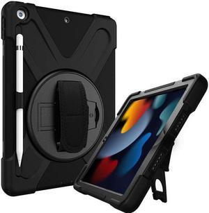 Codi Rugged Carrying Case for 10.2" iPad 7th-9th Gen Tablet Black C30705065