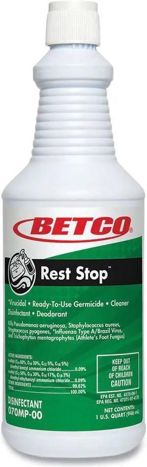 Rest Stop Restroom Disinfectant Floral Fresh Scent 32 oz Bottle 701200