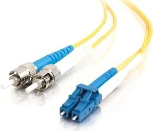 C2G 37485 OS2 Fiber Optic Cable - LC-ST 9/125 Duplex Single-Mode PVC Fiber Cable, Yellow (65.6 Feet, 20 Meters) C2G 37485 OS2 Fiber Optic Cable - LC-ST 9/125 Duplex Single-Mode PVC Fiber Cable, Yellow (65.6 Feet, 20 Meters)