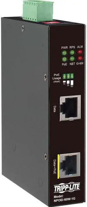 Tripp Lite NPOEI-60W-1G PoE Injector NPOEI60W1G
