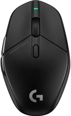 Logitech G303 Shroud Edition Wireless Gaming Mouse  LIGHTSPEED Wireless  HERO 25K  25600 DPI  75 grams  5buttons  PC  Black