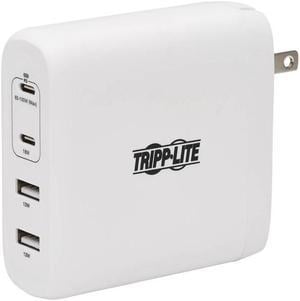 Tripp Lite USB C Wall Charger 4Port Compact 100W PD3.0 White U280W04100C2G