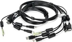 Vertiv Avocent 6ft Dual USB Keyboard/Mouse/Dual DisplayPort/Audio Cable CBL0108