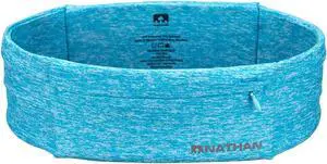 Nathan Zipster Running Belt Waist Pack Large Heathered Blue