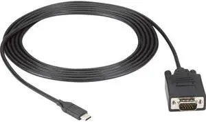 Black Box USB-C to VGA Adapter Cable, 1080p HD, 9ft