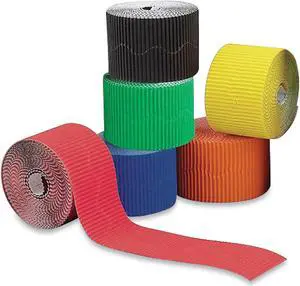 Bordette 0037450 Decorative Border, 6 Assorted Colors