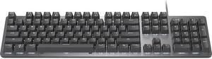 Logitech K845ch Mechanical Illuminated Keyboard, Cherry MX Switches, Strong Adjustable Tilt Legs, Compact Size, Aluminum Top Case, 104 Keys, USB Corded, Windows (Cherry Blue Switches)
