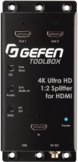 GEFEN GTB-HD4K2K-142C-BLK 4K Ultra HD 1.2 Splitter HDMI
