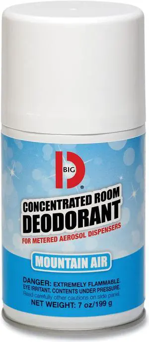 Metered Concentrated Room Deodorant Mountain Air Scent 7 oz Aerosol Spray 12/Carton 046300