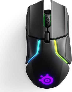SteelSeries Rival 650 Quantum Wireless Gaming Mouse  Rapid Charging Battery  12 000 Cpi Truemove3 Dual Optical Sensor  Low 05 LiftOff Distance  256 Weight Configurations  8 Zone RGB Lighting