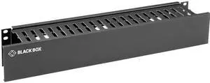 HORIZONTAL IT RACKMOUNT CABLE MANAGER  2U 19IN SINGLESIDED BLACK