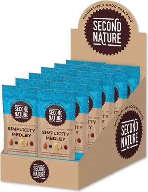 Simplicity Medley Trail Mix 2.25 oz Bag 12 Bags/Box KAR01171