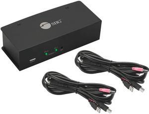 Siig 2X1 Dual View Usb Hdmi Kvm Switch - 4K 30Hz