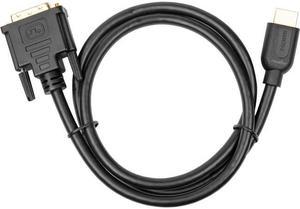 ROCSTOR 3FT HDMI TO DVI-D CABLE - M/M SUPPORTS UP TO 1920 X 1200 - BLACK