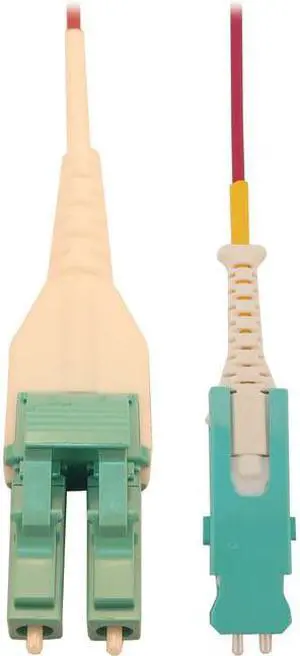 Tripp Lite 1m Multimode 50/125 OM4 Fiber Optic Cable Magenta N823L-01M-MG