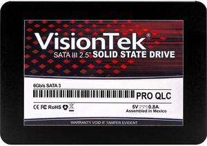 VisionTek Pro 2.5" 500GB SATA III 3D QLC Internal Solid State Drive (SSD) 901368
