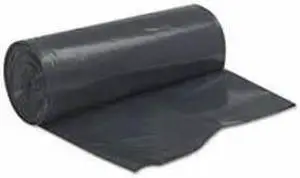 Pitt Plastics EC385812K EcoStrong Can Liners, 60 Gallon, Black