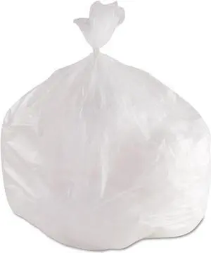 High-Density Interleaved Commercial Can Liners 56 gal 22 microns 43" x 48" Natural 200/Carton S434822N