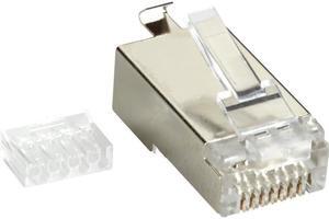 MODULAR PLUG - CAT6, SHIELDED, RJ-45, 100-PACK, GSA, TAA, 45 DAY STANDARD RETURN