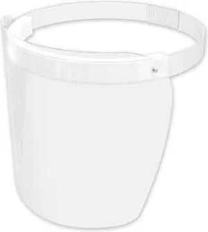 Deflecto Disposable Face Shield One Size Fits All Clear 100/Carton PFMD100F