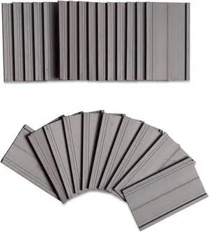 Magnetic Card Holders, 2 x 1, Black, 25/Pack FM1310