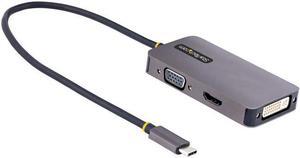 StarTech USB C to HDMI DVI VGA Video Adapter 118USBCHDMIVGADVI