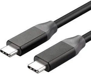 4xem 4XUSBCUSBC6E 6.56 ft. (2.0m) Black USB-C to USB-C 100W Power Delivery Charging Cable