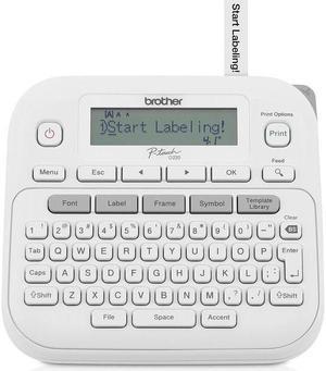 Brother® P-touch PT-D220 Home/Office Everyday Label Maker - 14 Fonts - 180 dpi - Tape - QWERTY - for Home, Office