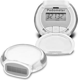 Mighty Solar/Battery Clip on Pedometer Activity Tracker & Calorie Counter