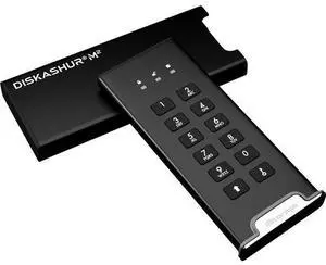 iStorage diskAshur M2 500GB Portable Rugged Encrypted SSD ISDAM2256500