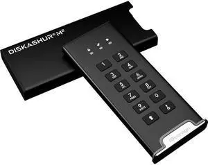 iStorage diskAshur M2 2TB Portable Rugged Encrypted SSD ISDAM22562000
