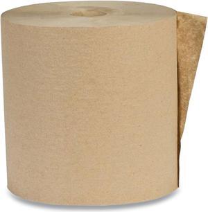 American Paper Recycled Hardwound Paper Towels 1-Ply 7.87"x700ft Kraft 12 Rolls