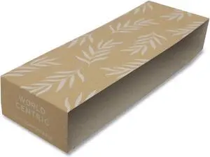 World Centric Fiber Container Sleeves, 7.5" x 10", Natural, 800/Carton