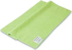 Boardwalk Microfiber Cleaning Cloths 16 x 16 Green 24/Pack 2164037