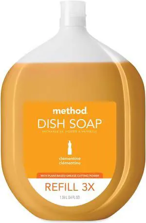 Dish Soap Refill Tub Clementine Scent 54 oz Tub 4/Carton 328103