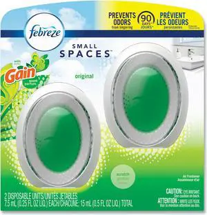 Febreze SmallSPACES Gain Original Scent 7.5 mL Cartridge 2/Pack 93330EA