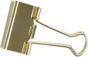 Binder Clips Medium Gold 72/Pack 3600U0624