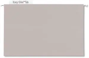 Smead TUFF Extra Capacity Hanging File Folders Legal Steel Gray 18/Box 64342