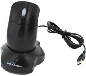 Seal Shield Silver Storm Wireless Waterproof Mouse Black Encrypted STM042WE