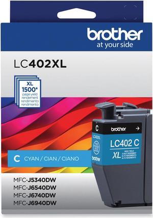 Brother LC402XLCS High-Yield Ink 1500 Page-Yield Cyan
