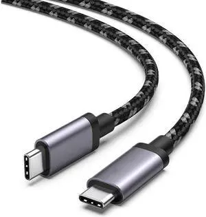 4XEM Nylon Braided USB-C to C 40 Gigabit 120CM/1.2M Cable 4XUSB40GBRD120CM