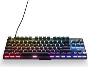 SteelSeries Apex Pro Mini Mechanical Gaming Keyboard  Worlds Fastest Keyboard  Adjustable Actuation  Compact 60 Form Factor  RGB  PBT Keycaps  USBC