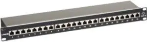 Black Box Corporation JPS60A-24 CAT6 SHIELDED PATCH PANEL, 24-PORT