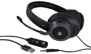 V7 Premium Over-Ear Stereo Headset with Boom Mic HC701