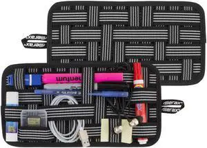 MeshWerx Multipurpose Woven Grid Elastic Organizer Case Black